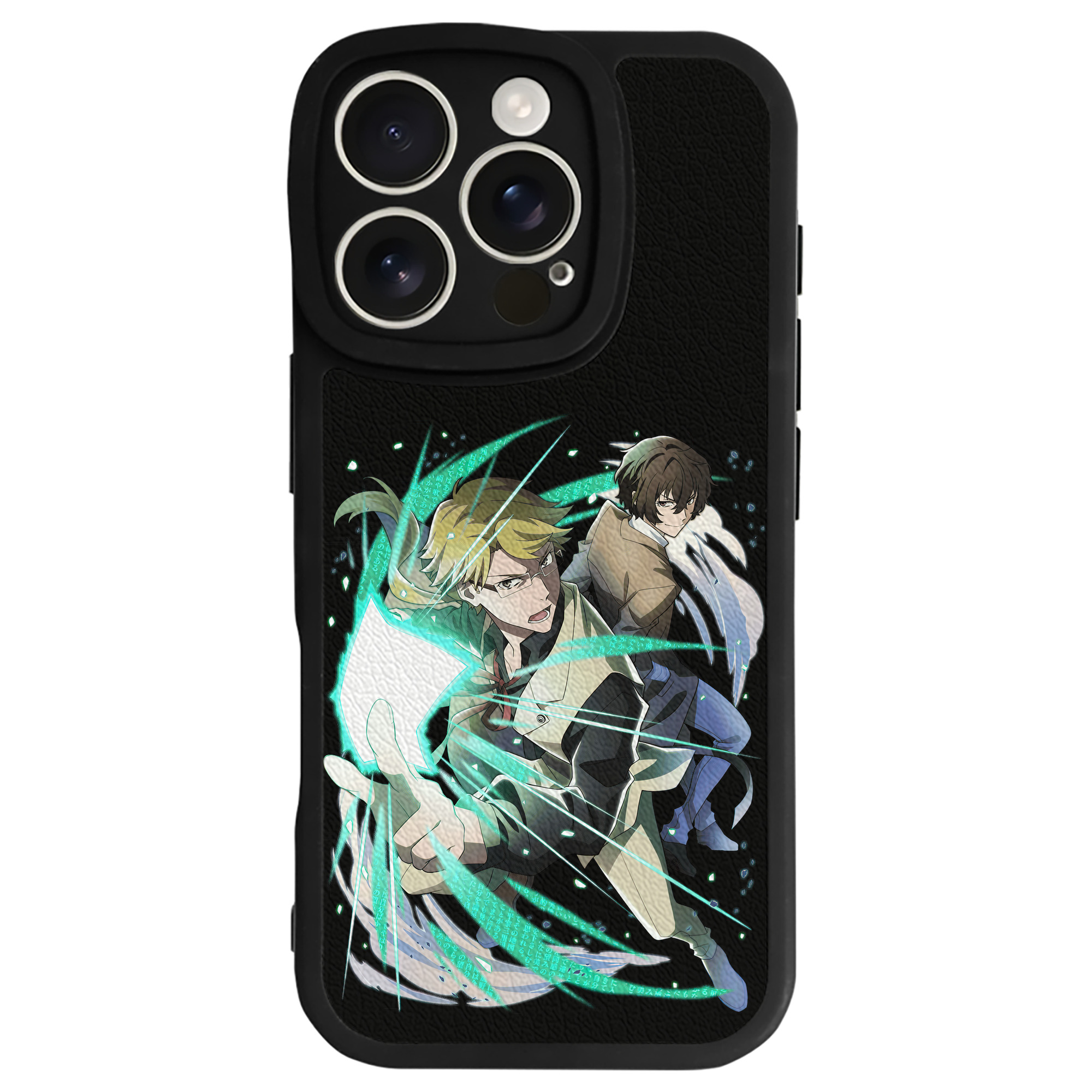 （画像用） 文豪ストレイドッグス Bungo Stray Dogs 【iPhone 16シリーズ対応】シリコンスマホケース（レザー調） 材質：シリコン